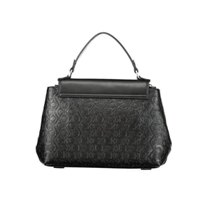 Monogram Schoudertas Zwarte Leren Handtas
