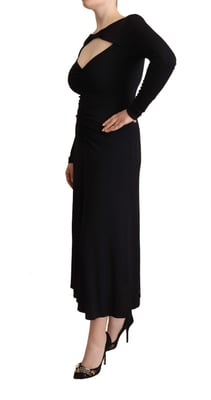 Pinko Lange Mouwen Jersey Midi Jurk Aline