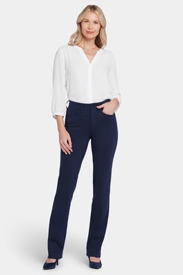 Marilyn Straight Sculpt-Her™ Broek | Oxford Marineblauw