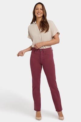 Marilyn Straight Jeans | Echte Bourgondië