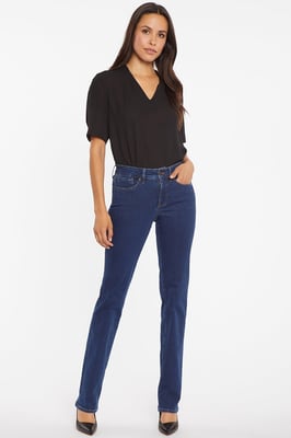 Marilyn Rechte Jeans Medium Blue Premium Denim | Quinn