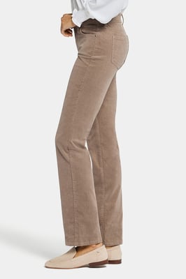 Marilyn Rechte Corduroy Broek Lichtbruin | Saddlewood