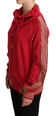 Rode Coltrui Met Rits Hoodie