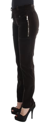 Fluweel broek casual stijl