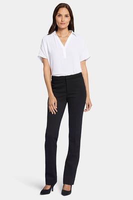 Slimme Broek in Ponte Knit | Zwart