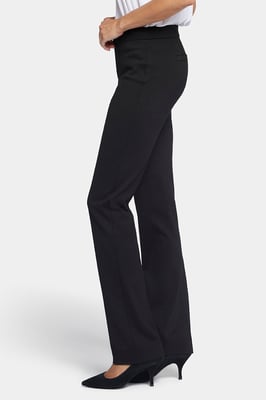 Slimme Broek in Ponte Knit | Zwart