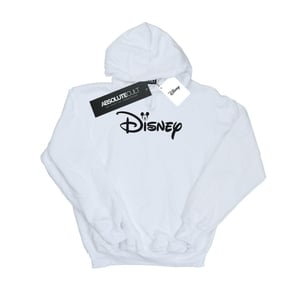Disney Heren Mickey Mouse Hoofd Logo Hoodie (Wit)
