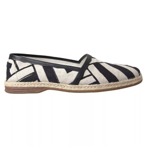Geometrische Canvas Espadrilles