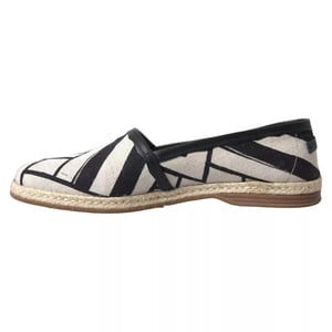 Geometrische Canvas Espadrilles