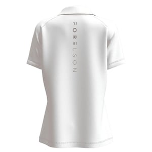 Forelson Dames/Dames Blockley Zip Neck Poloshirt (Wit)