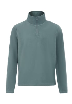 Mo Fleece trui Heren Turquoise Grijs