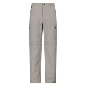 Mountain Warehouse Heren Rydal Zip-Off wandelbroek (Beige)