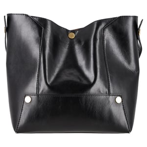 Stella McCartne Popper Tote Bag in zwart imitatieleer