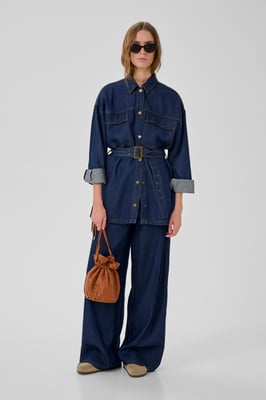 Denim blouse MWNessie Denim blouse Loose fit
