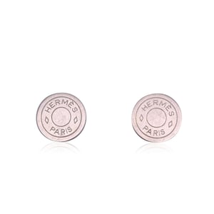 Hermes metalen oorbellen Clou de Selle