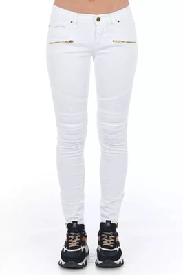 Skinny Jeans met Ritsdetails