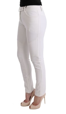 Witte Paneel Detail Broek