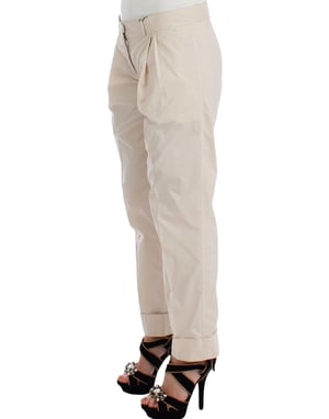 Plisségemepte Broek Beige