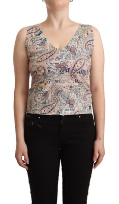 Paisley Print Mouwloos Topje