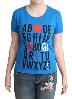 Alphabet T-shirt Korte Mouw Ronde Hals