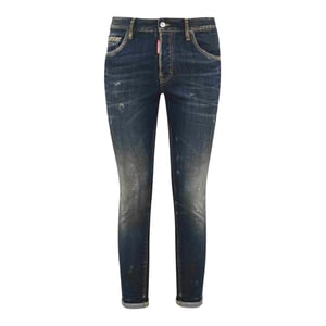 Dsquared2 Donkerblauwe Skaterjeans