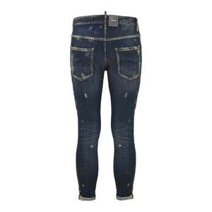 Dsquared2 Donkerblauwe Skaterjeans