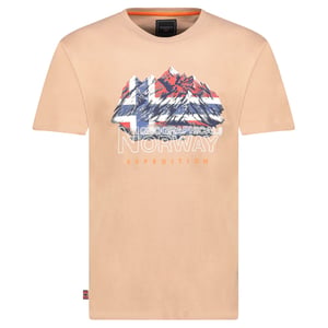 Geographical Norway Tee SS Jummit Shirt Beige