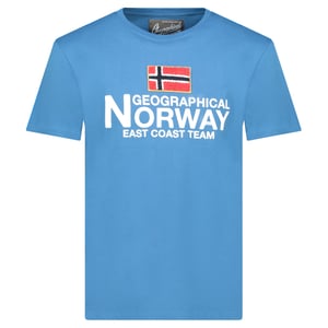 Geographical Norway Tee SS Jacky Shirt Blauw