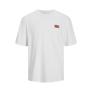 Jack & Jones Tee SS Canon Wide Fit Tee  Wit
