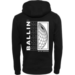 Ballin Est. 2013 Hoodies Backprint World Hoodie Zwart