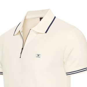 Cappuccino Italia Polo SS Polo Zip Polo Torino Wit