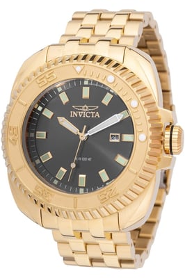 Invicta Coalition Forces 49782 Heren Horloge - Quartz Uurwerk - Roestvrij Staal met zwarte Wijzerplaat - 50mm
