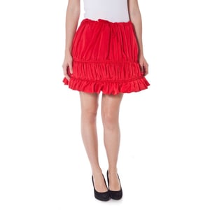 Rode Rimpel Mini Rok