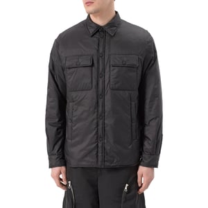 Dsquared2 Licht Gewatteerd Shirt Zwarte Jas