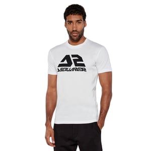 Dsquared2 T-shirt Met Opvallend Logo En Coole Pasvorm, Wit