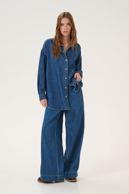 Denim blouse HilmaMW Denim blouse Oversize fit