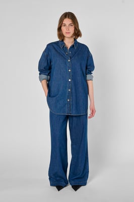 Denim blouse HilmaMW Denim blouse Oversize fit