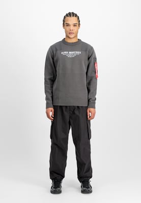Military Knit Sweatshirt