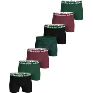 Björn Borg Onderbroeken 7-Pack Boxers Zwart
