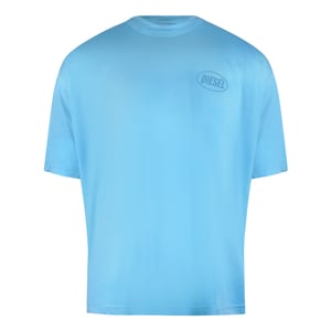 Diesel Montone Logo Blauw T-shirt