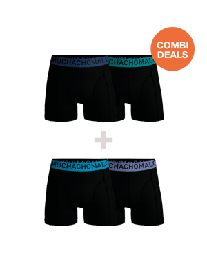 Muchachomalo Heren Boxershorts - 2+2 Pack - Mannen Onderbroeken