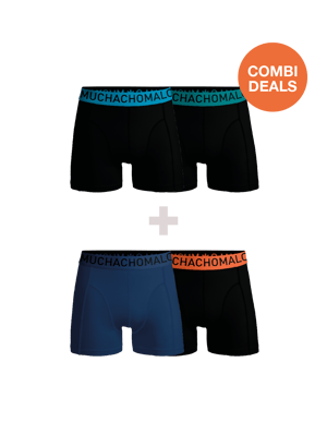 Muchachomalo Heren Boxershorts - 2+2 Pack - Mannen Onderbroeken