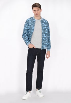 Mo Jas Heren denimblauw
