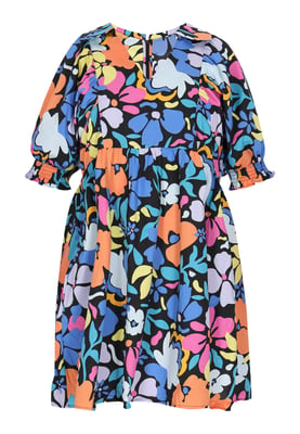 Mymo Grote maten jurk vrouwen Blauw