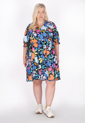 Mymo Grote maten jurk vrouwen Blauw