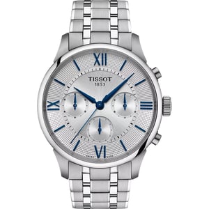 Tissot Chemin Des Tourelles Heren Horloge Zilverkleurig T1394621103800