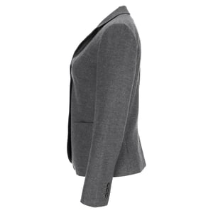 Prada Enkelknops Blazer in Grijs Virgin Wol