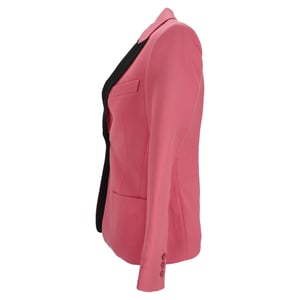 Emilio Pucci enkelgeknoopte blazer met zakken in roze wol