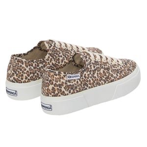 Superga Dames/Dames 3740 Leggera schoenen met luipaardprint (Luipaard/Avorio)