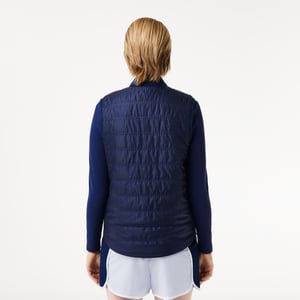 Dames Lacoste golfgilet in marineblauw